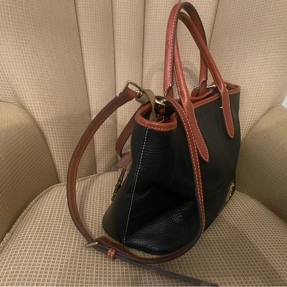 Dooney & Bourke Pebbled Leather Tote/Shoulder Bag - Picture 5 of 11